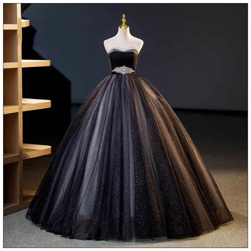 Women Fashion Gown - Gaun Malam Tanpa Tali Model Pesta
