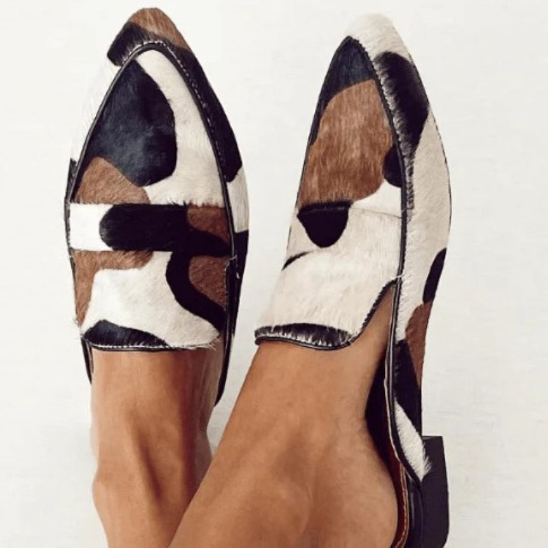 Women'S Fashion Day - Sepatu Wanita Kasual Motif Kulit Sapi