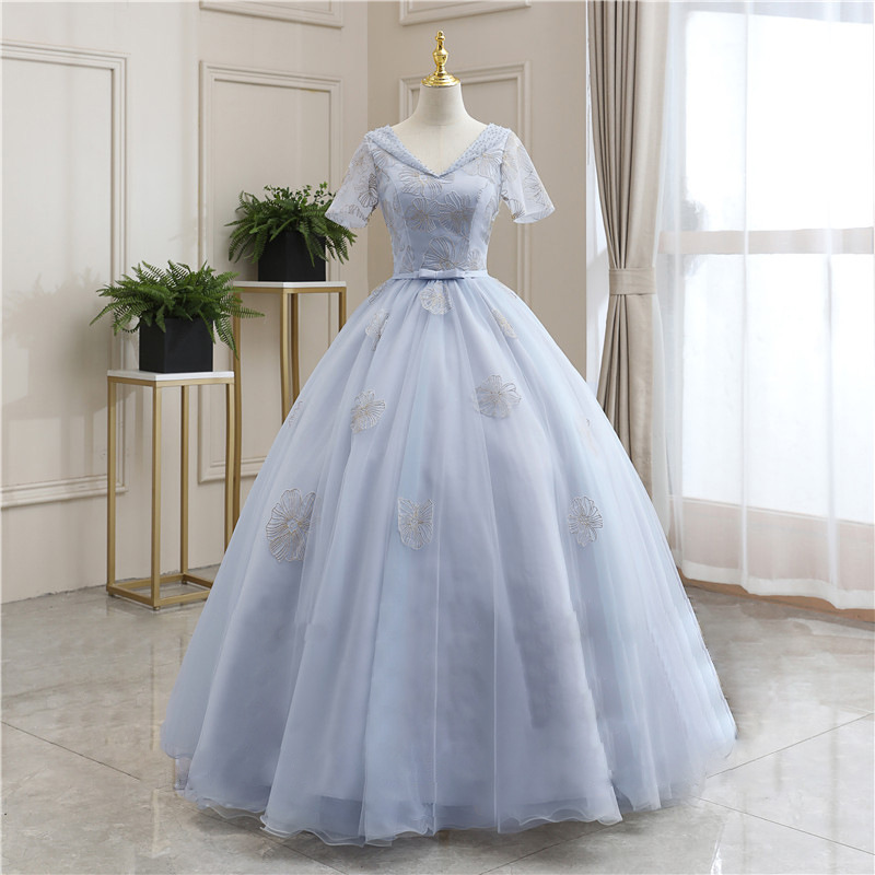 Women Fashion Gown - Gaun Malam Wanita Model V-neck Warna-warni