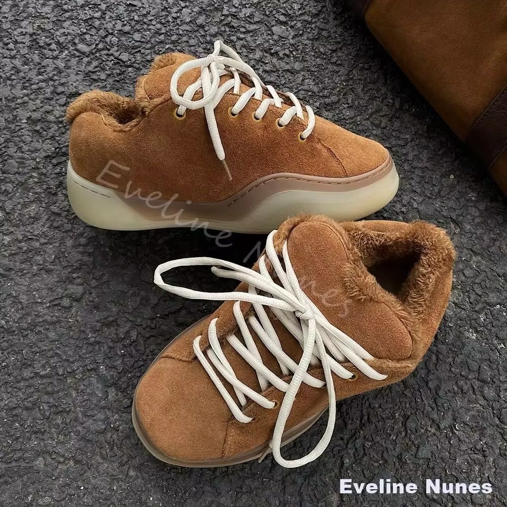 Women Fashion Online - Sepatu Bot Pergelangan Kaki Datar Kasual