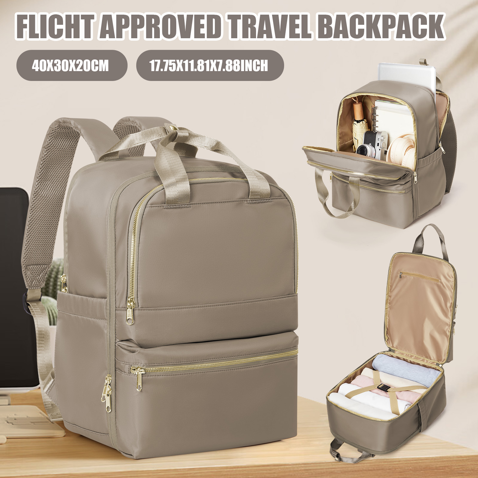 Trend Women Fashion - Ryanair 40x30x20 Tas Ransel Perjalanan untuk