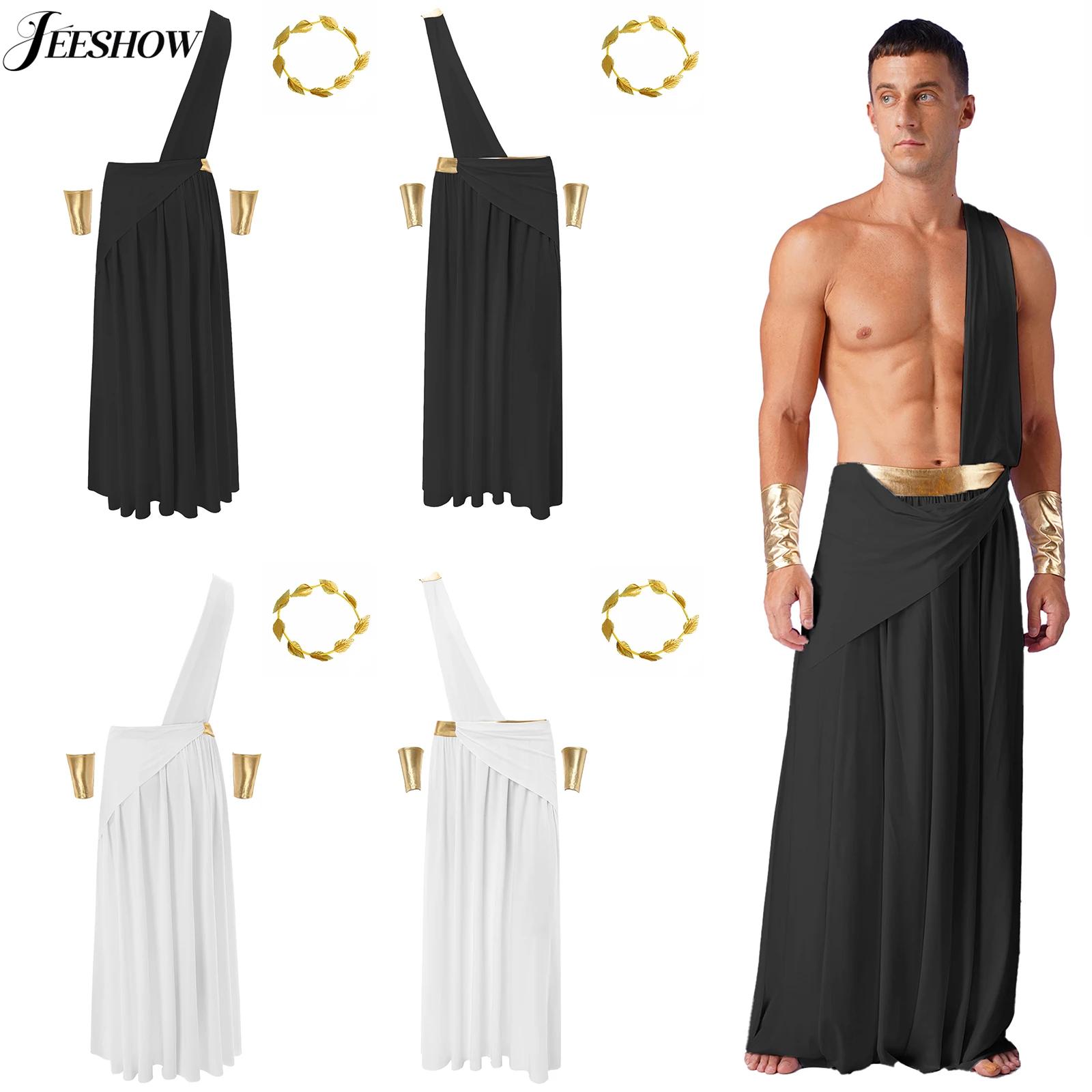 Off Shoulder Top - Kostum Pria Yunani Kuno Kaisar Romawi