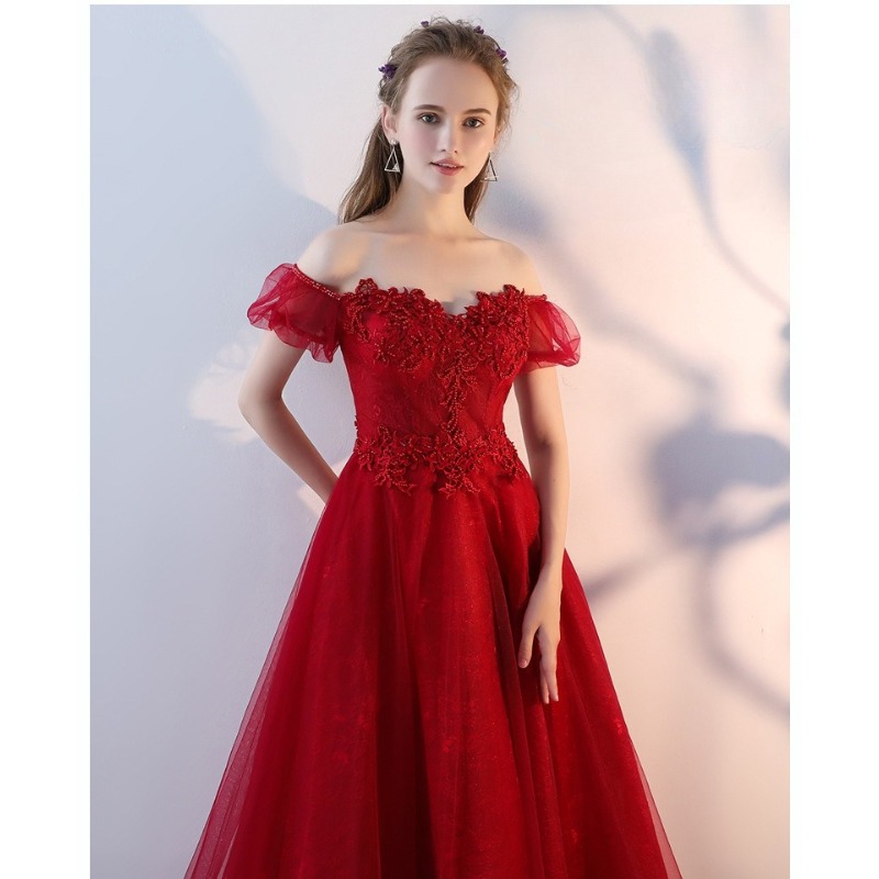 Gaun Malam Wanita Musim Gugur  - Women Fashion Gown ulasan dan harga