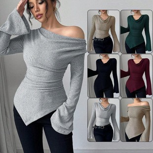 Blus Wanita Lengan Panjang War - Off Shoulder Top ulasan dan harga