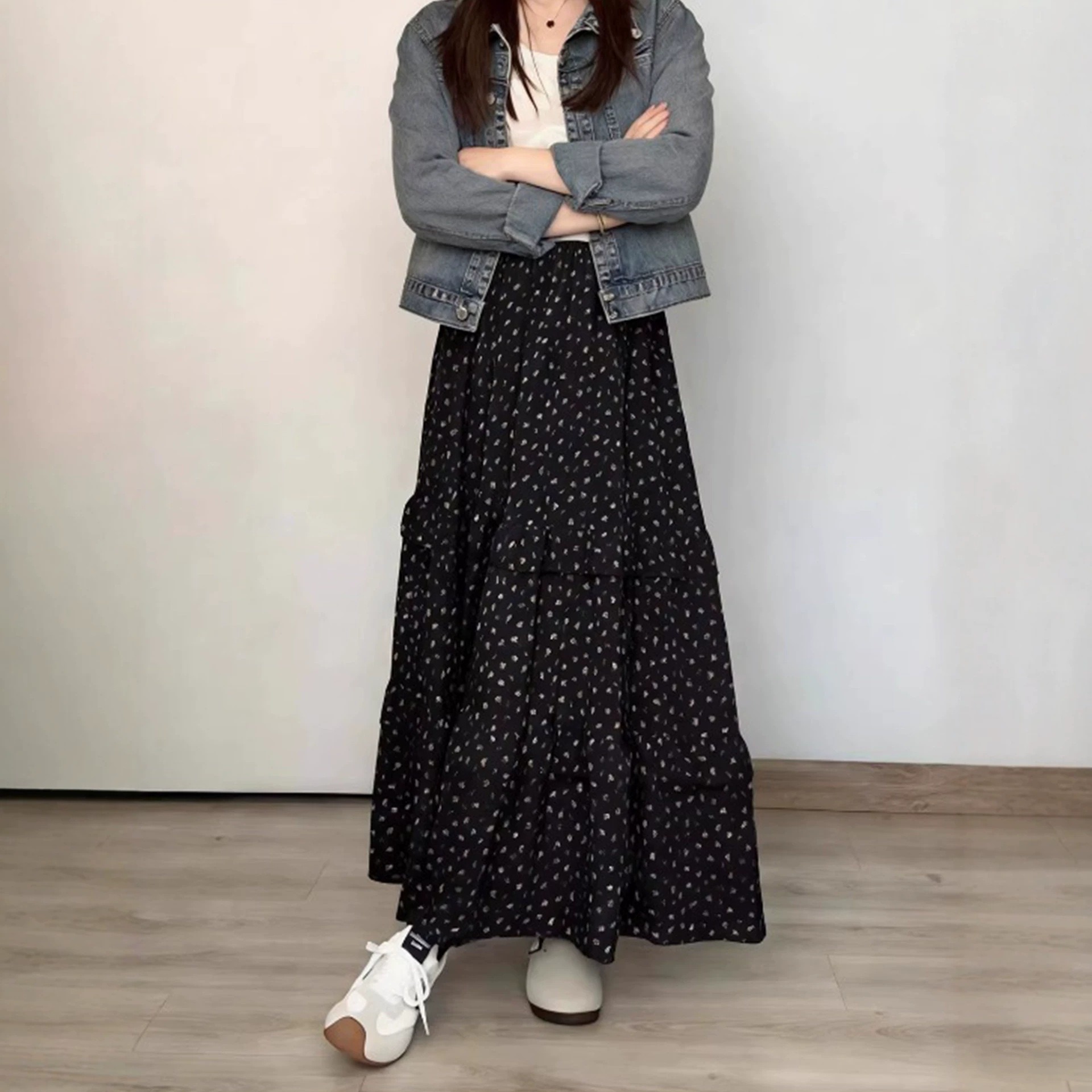 Rok midi bermotif bunga untuk  - Women'S Fashion Umbrella ulasan dan harga