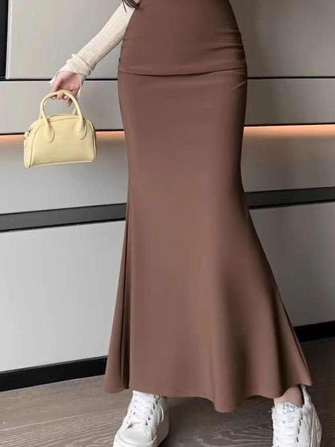 Rok Midi A-Line Wanita Ukuran  - A-Line Skirt Midi ulasan dan harga