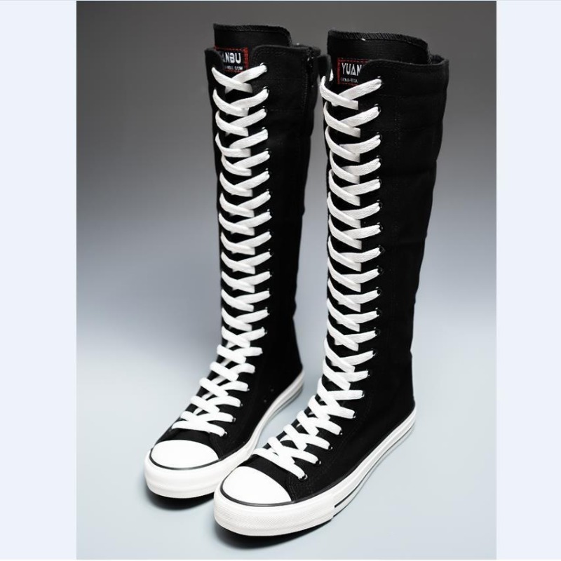 Sepatu Kanvas High Top Baru 20 - Women'S Fashion Boots 2025 ulasan dan harga