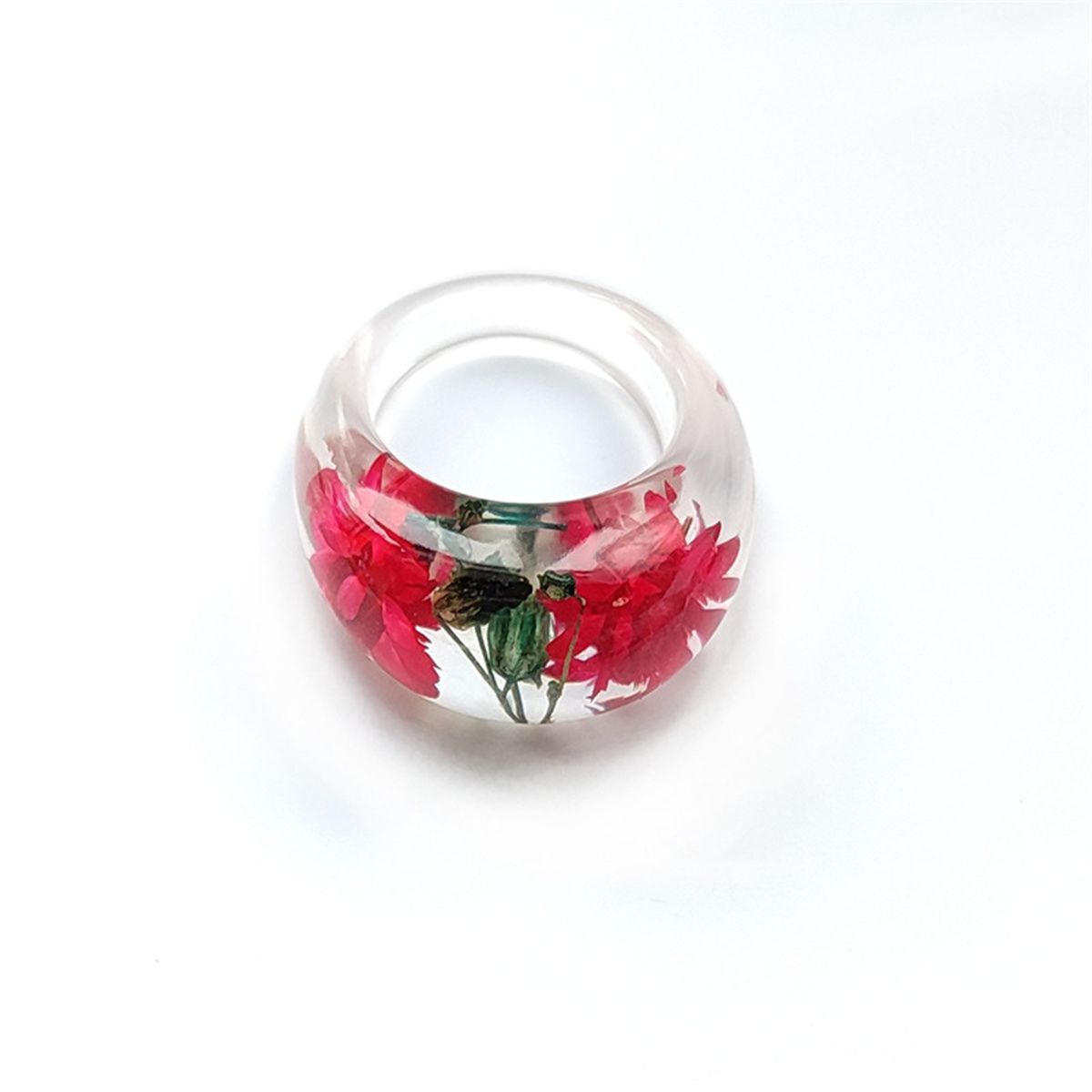 Cincin Resin Transparan dengan - Women'S Real Y2K Fashion ulasan dan harga