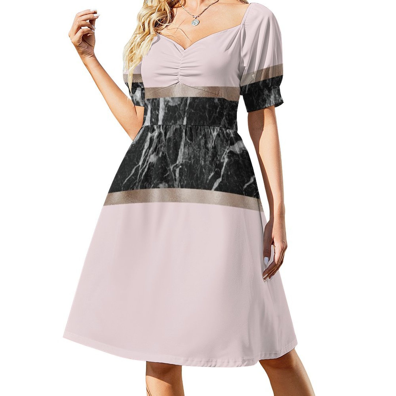 Gaun Boho Chic Elegan Warna St - Women Fashion Gown ulasan dan harga