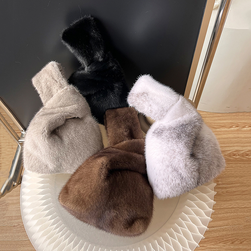 Tas Selempang Bulu Mink Wanita - Women'S Real Y2K Fashion ulasan dan harga