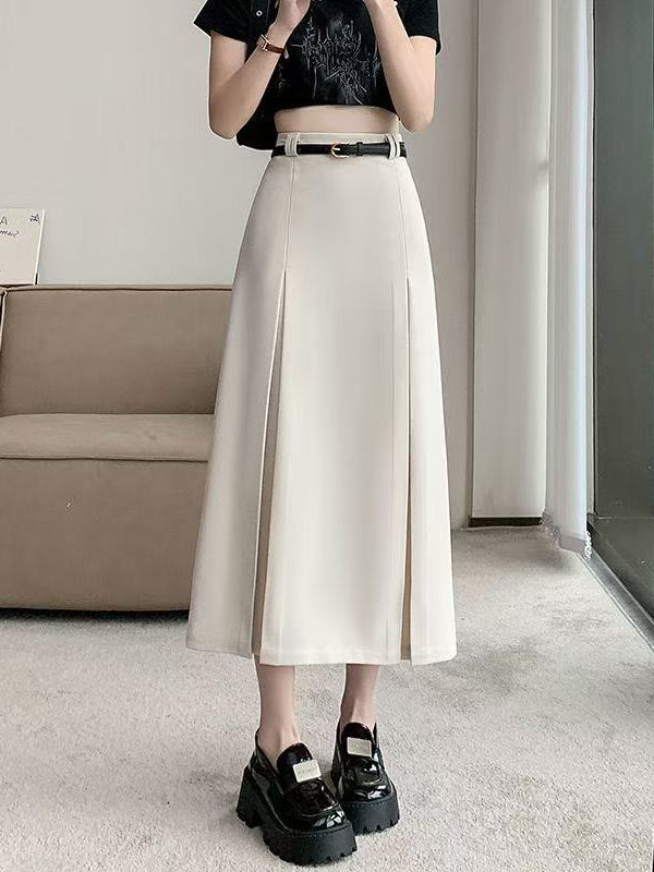 Rok Setelan Ukuran Besar Pingg - A-Line Skirt Midi ulasan dan harga