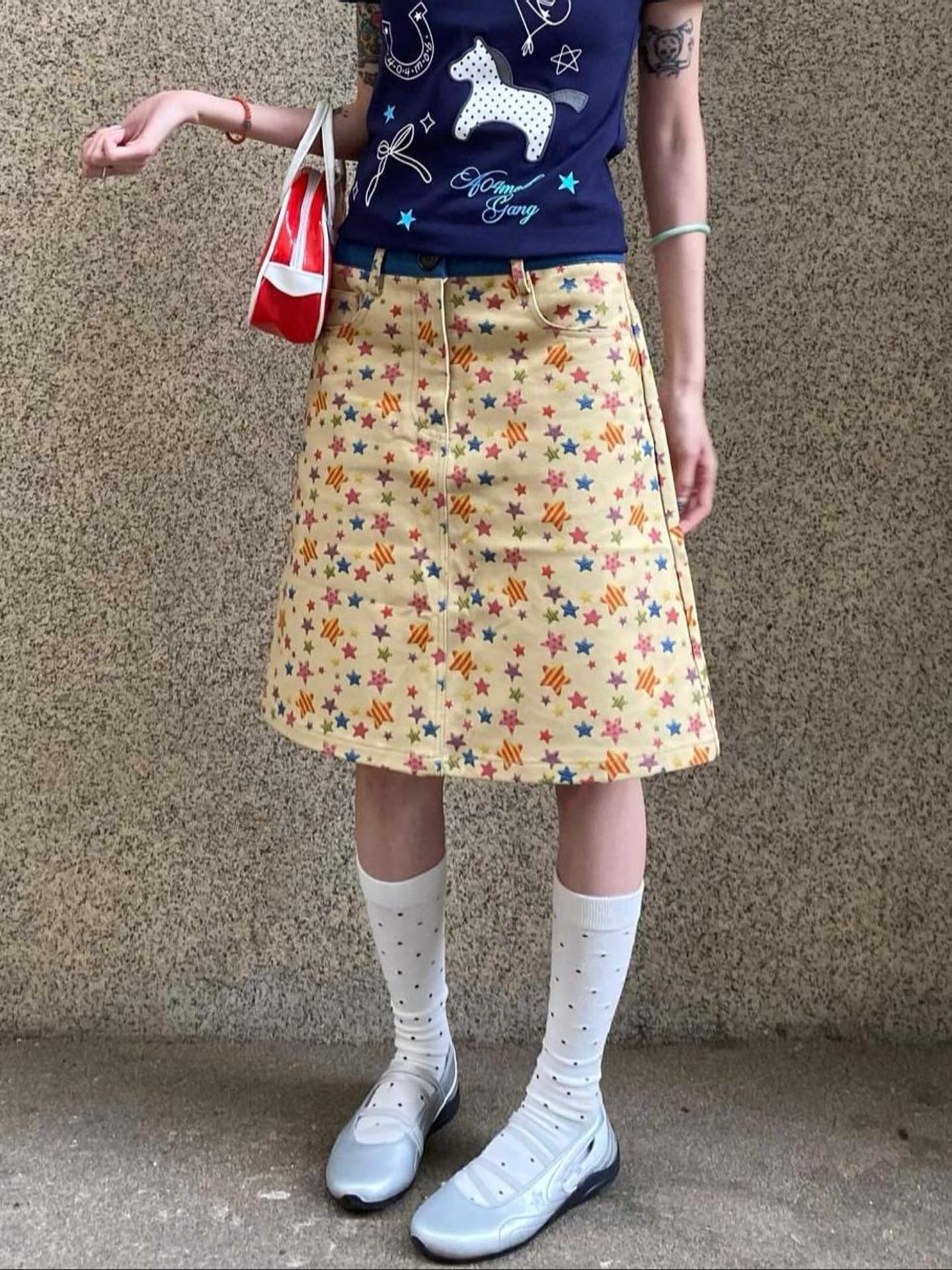 Rok Midi Wanita Musim Panas Ro - A-Line Skirt Midi ulasan dan harga