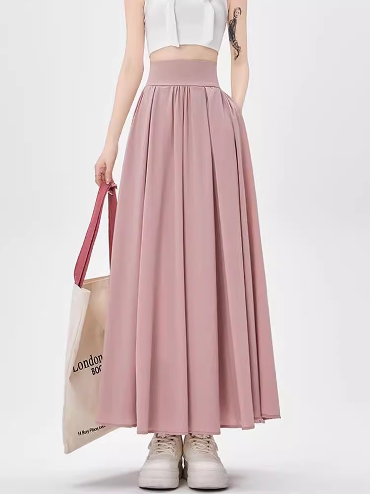 Rok Setelan Warna Solid Rok Be - Women'S Fashion Umbrella ulasan dan harga