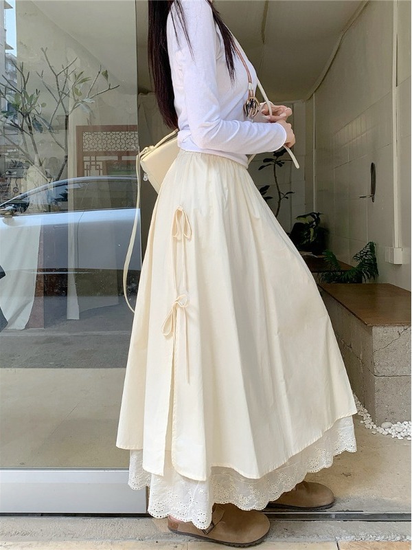 Rok Midi A-Line Berenda Pingga - A-Line Skirt Midi ulasan dan harga