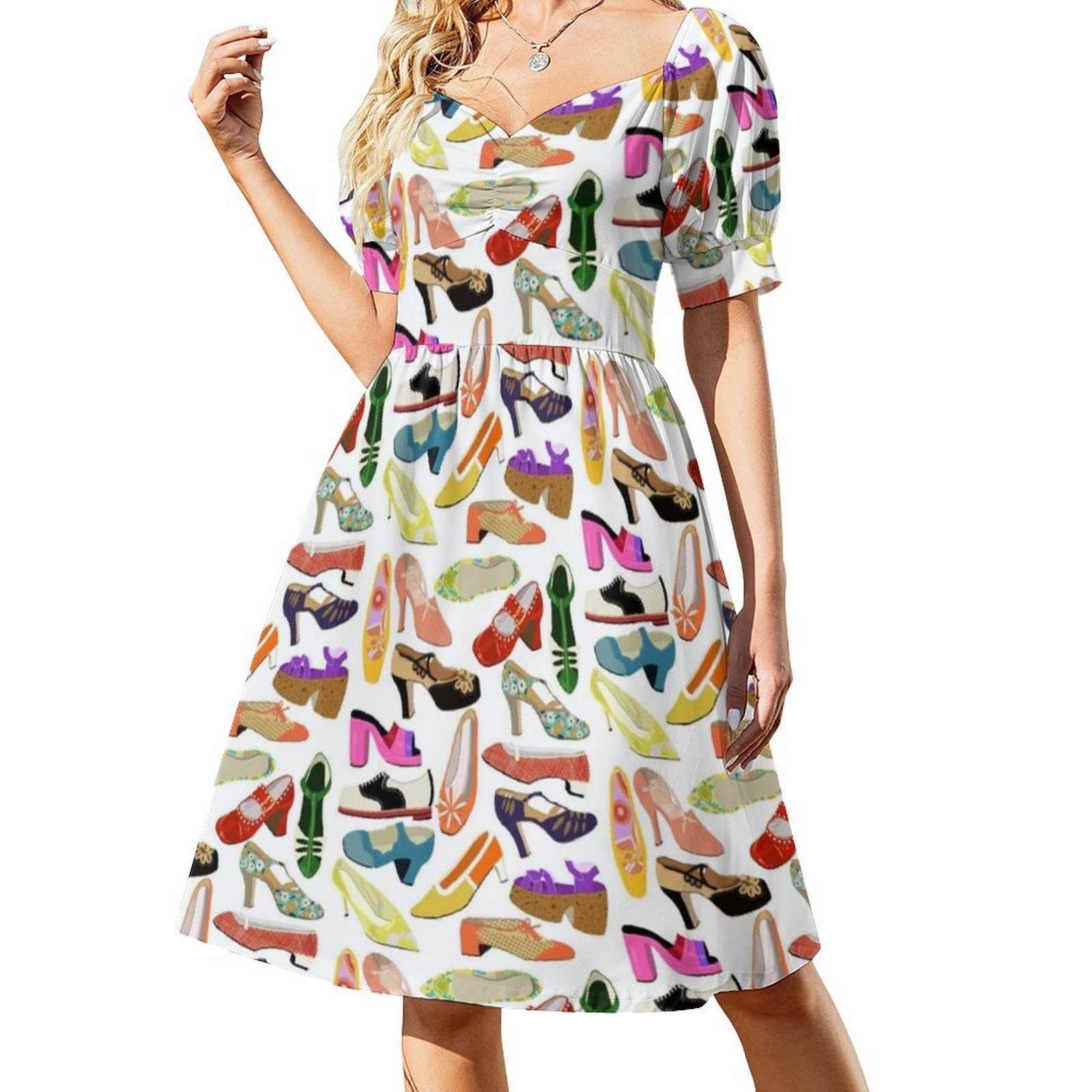 Koleksi Sepatu Vintage Gaun Sm - Smocked Dress Women ulasan dan harga