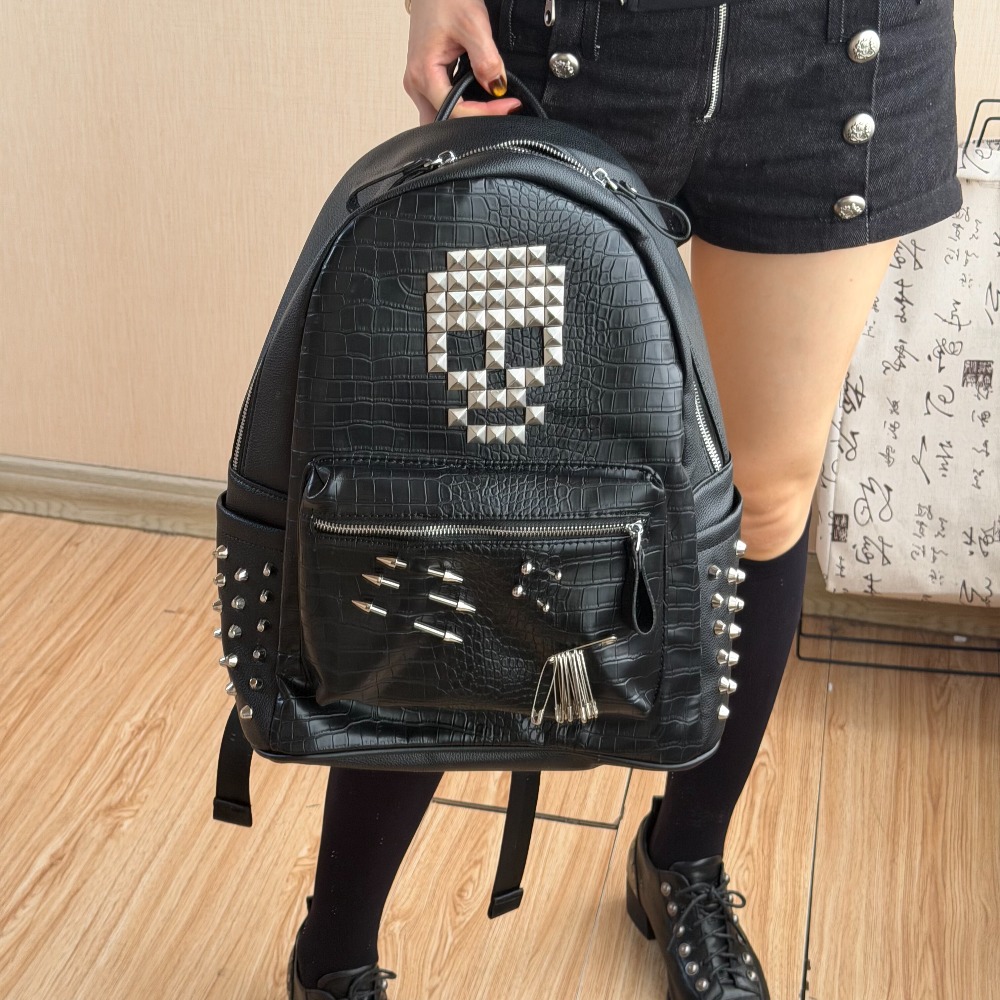 Tas Ransel Motif Kulit Buaya H - Trend Women Fashion ulasan dan harga