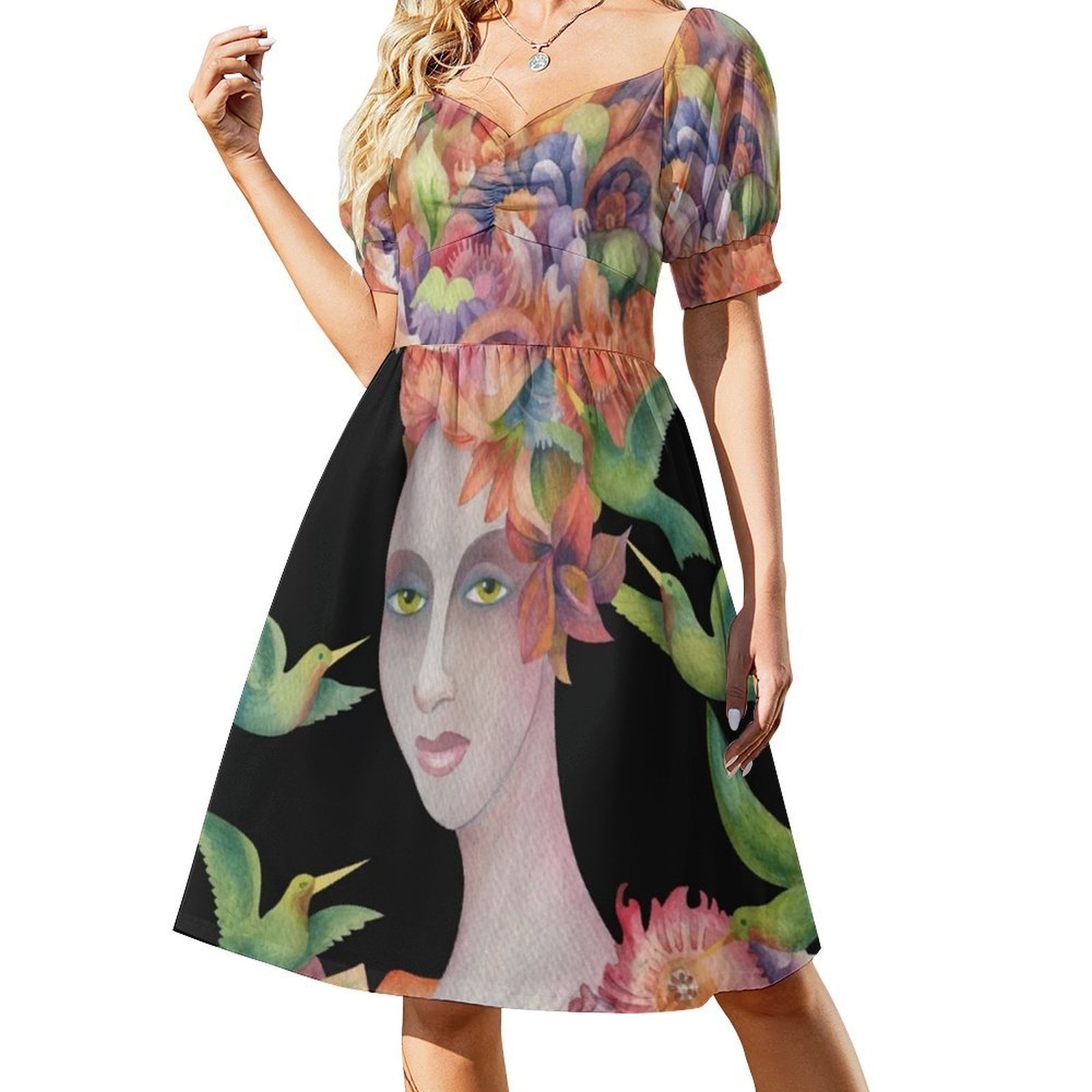 Siapa Gadis Itu? # 4 Gaun Smoc - Smocked Dress Women ulasan dan harga