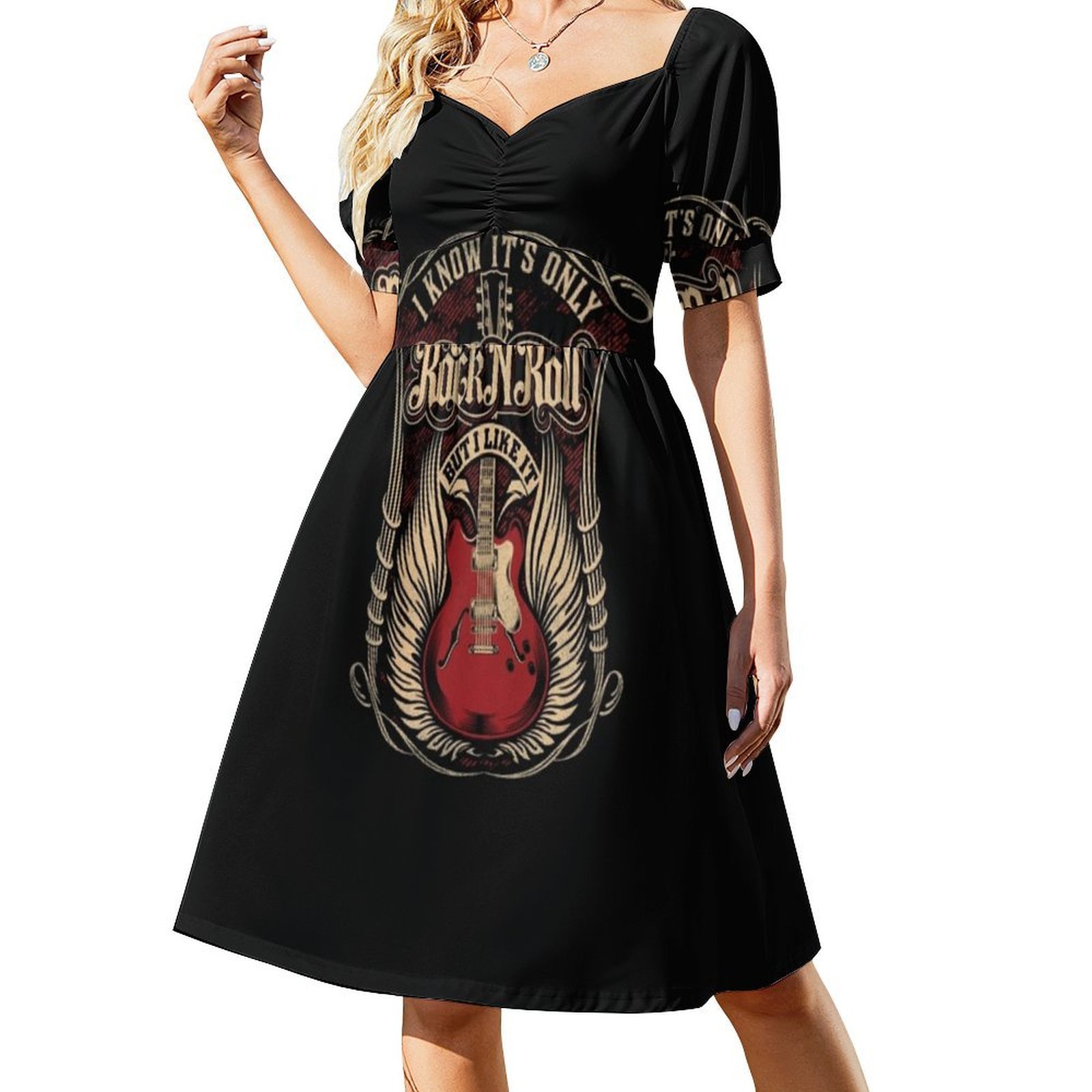 It&X27 ; S Only Rock &X27 ; N& - Smocked Dress Women ulasan dan harga
