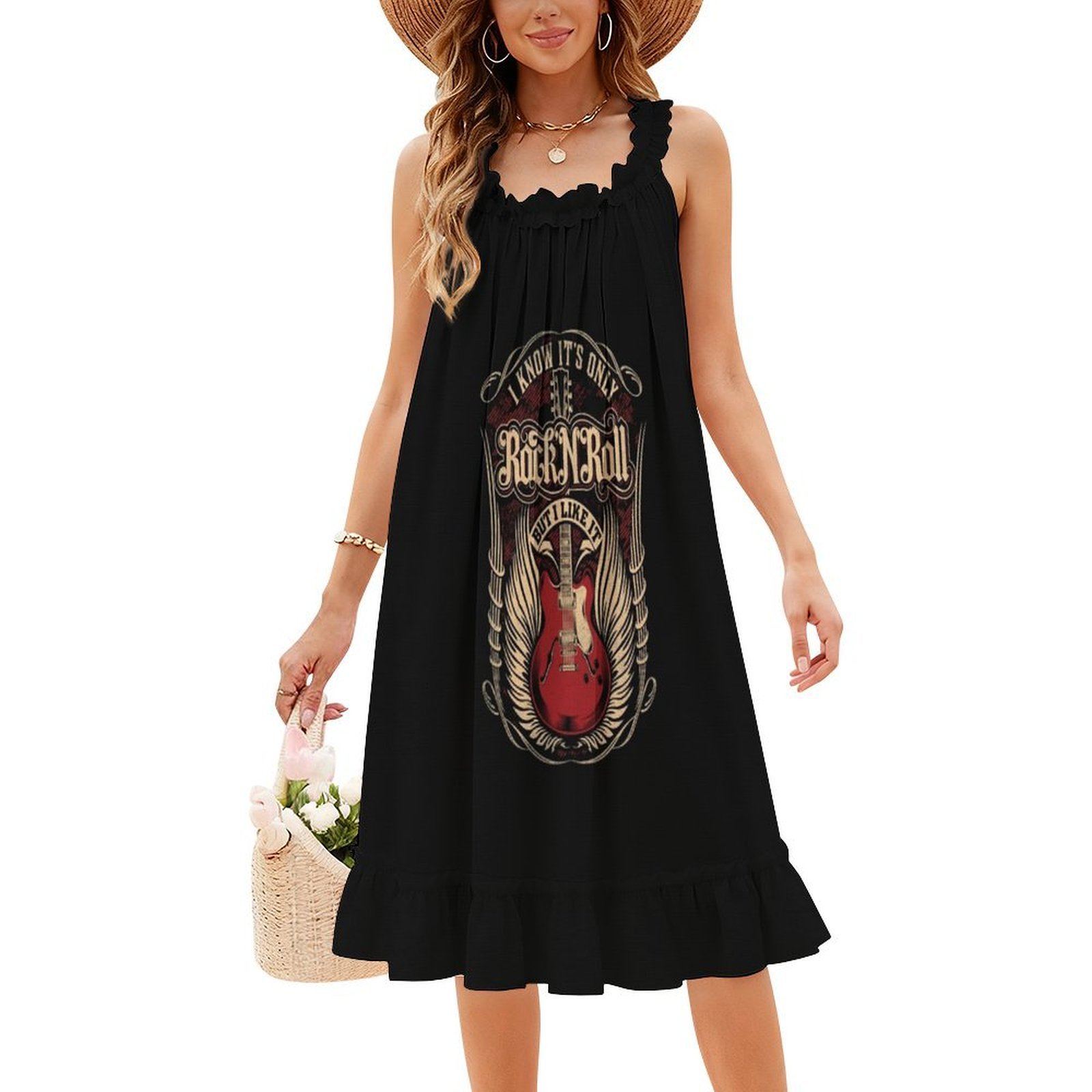 It&X27 ; S Only Rock &X27 ; N& - Smocked Dress Women ulasan dan harga