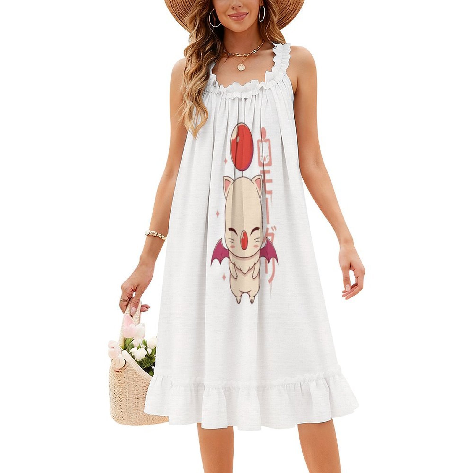 Moogle Kupo! Gaun Boho Chic Ga - Women Fashion Gown ulasan dan harga