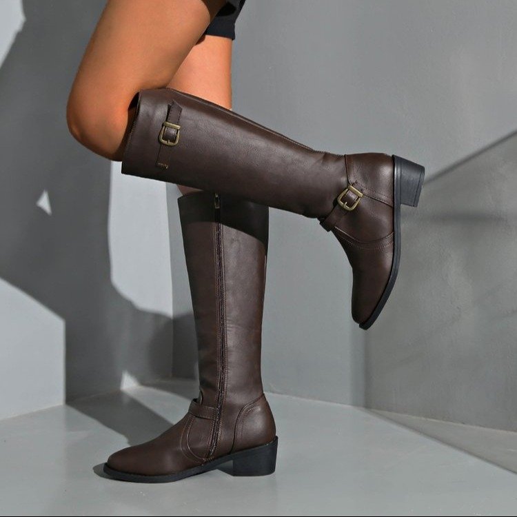 Sepatu Boots Wanita Setengah P - Women'S Fashion Boots 2025 ulasan dan harga