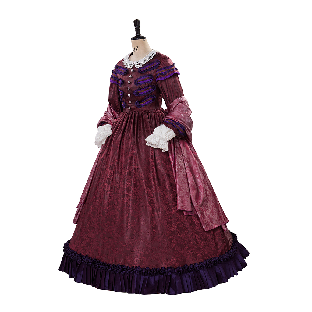 Film Lincoln Cosplay Mary Todd - Women Fashion Gown ulasan dan harga