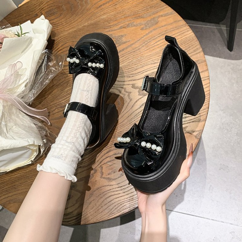 Sepatu Lolita 2026 Hitam Hak S - Women'S Fashion Day ulasan dan harga