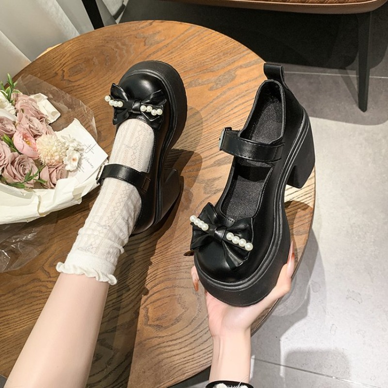 Sepatu Lolita 2026 Hitam Hak S - Women'S Fashion Day ulasan dan harga