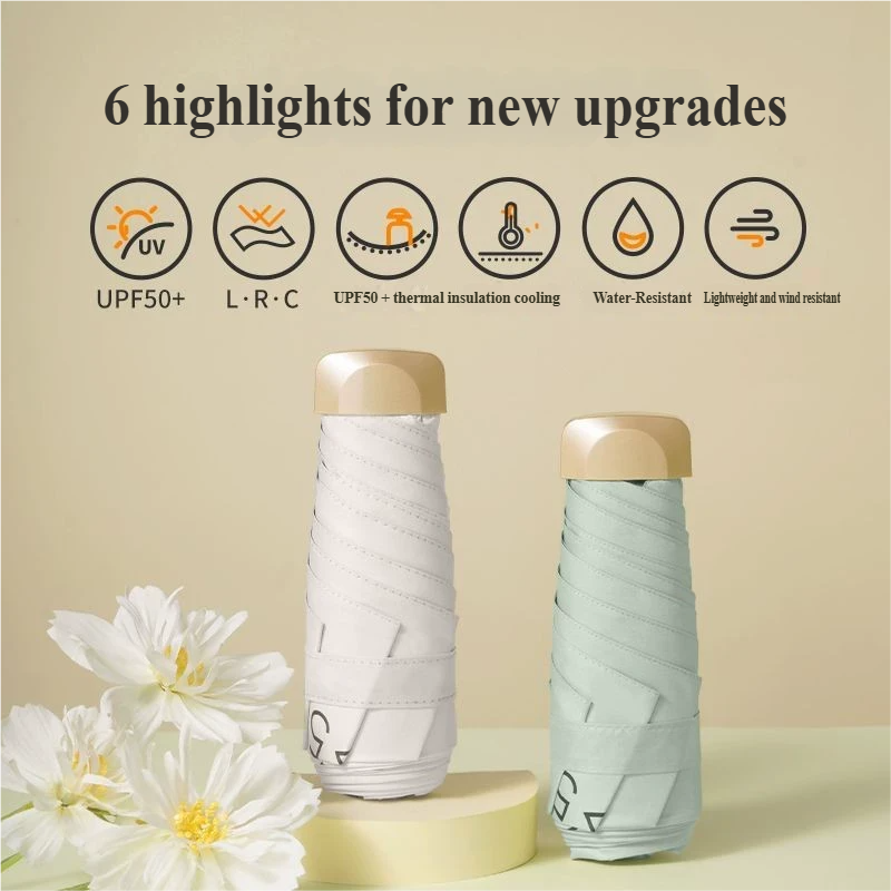 Payung Lipat Kecil Anti-UV unt - Women'S Fashion Umbrella ulasan dan harga