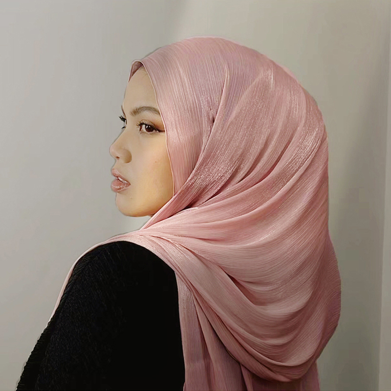 Hijab Pashmina Sutra Berkilau  - Trend Women Fashion ulasan dan harga