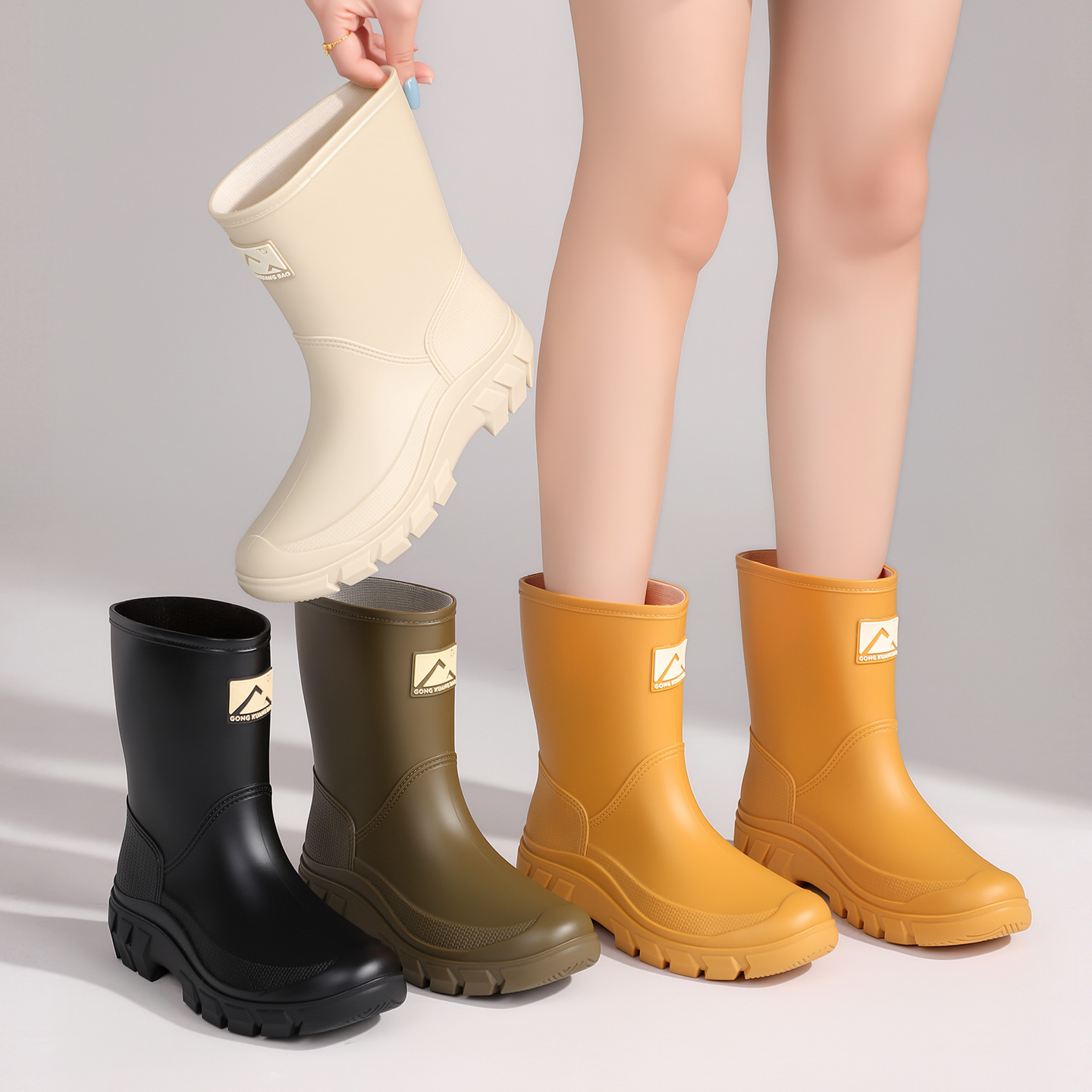 Sepatu Bot Hujan Wanita Seteng - Women Fashion Online ulasan dan harga