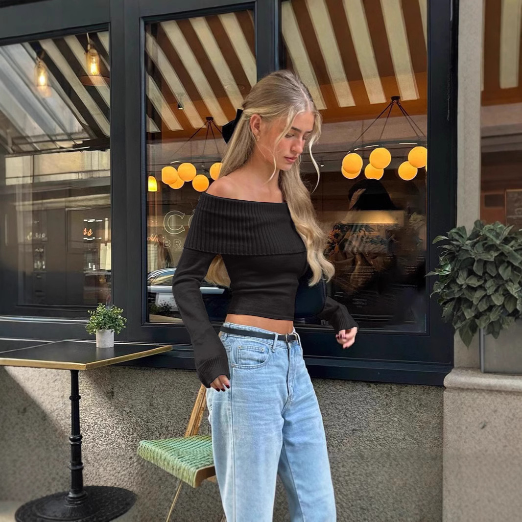 Atasan Wanita Model Off Should - Off Shoulder Top ulasan dan harga