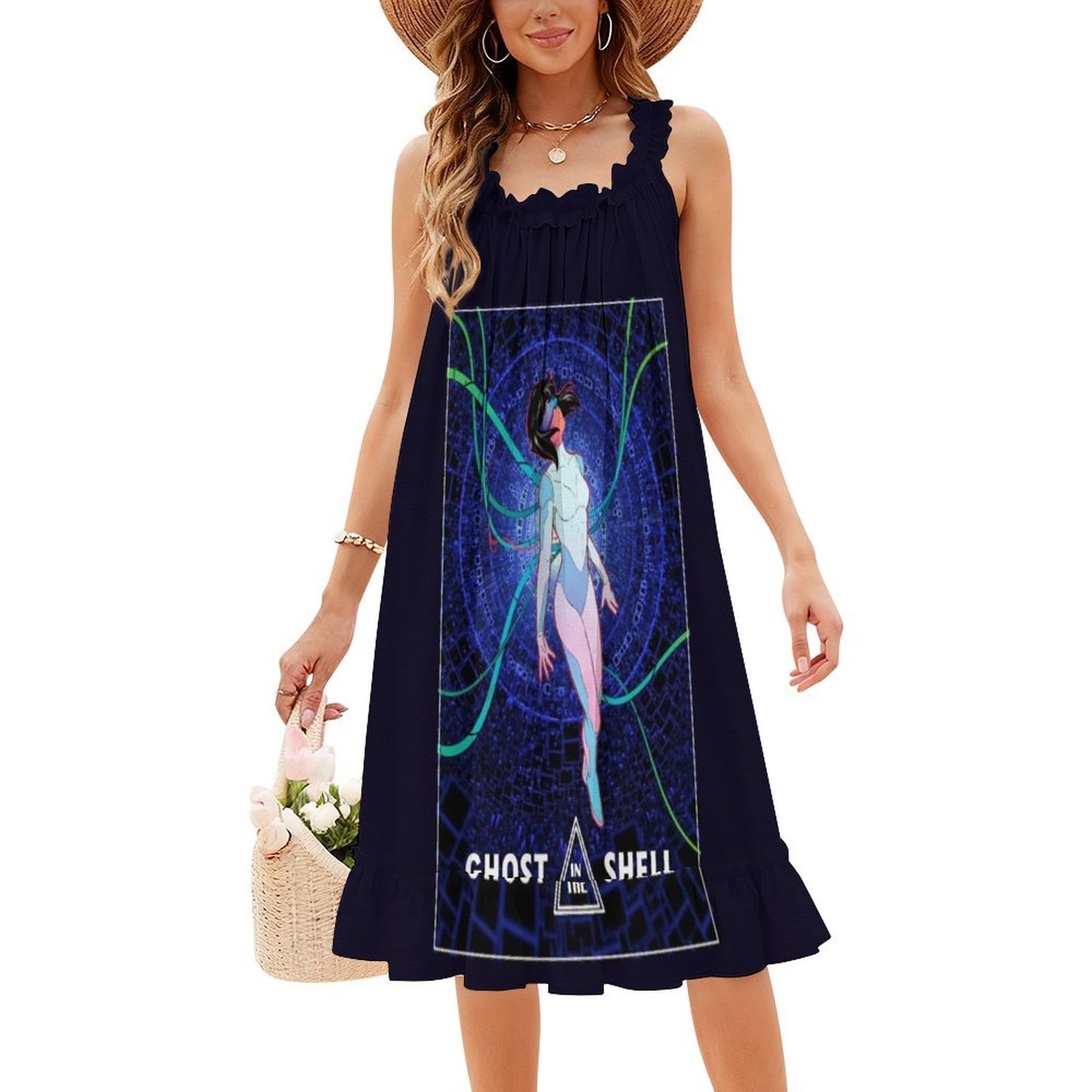 Gaun Boho Chic Ghost In The Sh - Women Fashion Gown ulasan dan harga