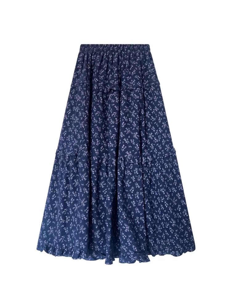 Rok Midi Wanita Ukuran Besar M - A-Line Skirt Midi ulasan dan harga