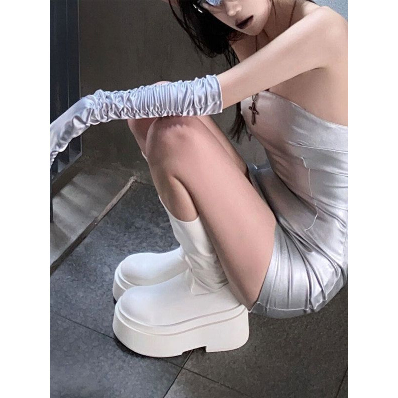 Sepatu bot tabung panjang berh - Women'S Fashion Boots 2025 ulasan dan harga