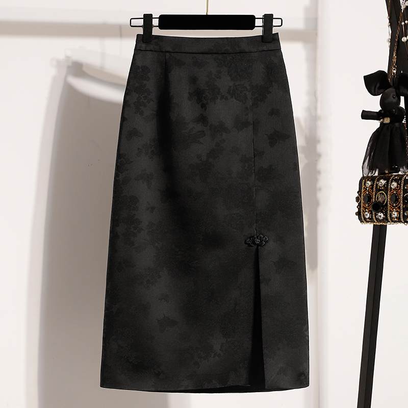 Rok Midi A-Line Belahan Tinggi - A-Line Skirt Midi ulasan dan harga