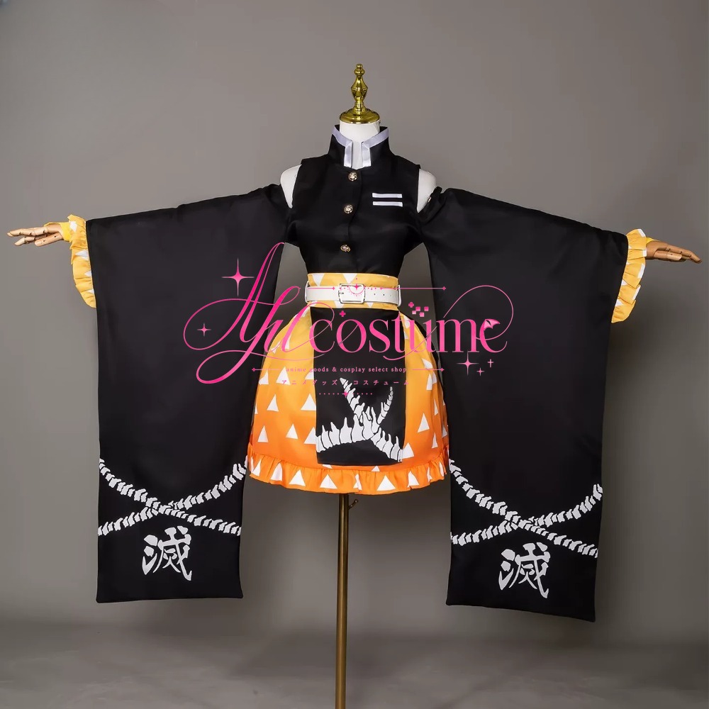 Kostum Cosplay Kamado Tanjiro  - Off Shoulder Top ulasan dan harga