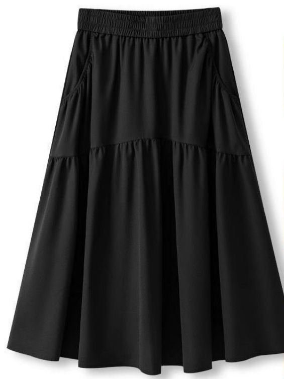 Rok Midi A-Line Nyaman untuk W - A-Line Skirt Midi ulasan dan harga